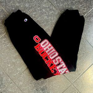 Champion black sweatpants Ohio state buckeyes